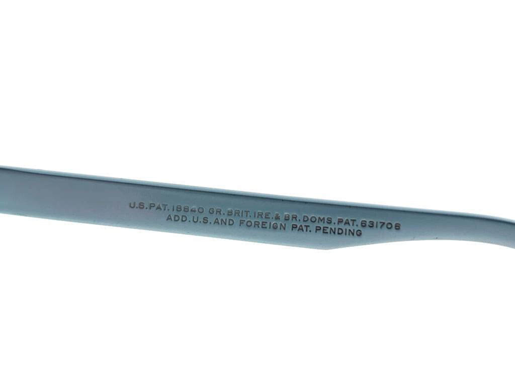 VINTAGE TURA CAT EYE SILVER BLUE FRAME RX 1960'S  SUNGLASSES