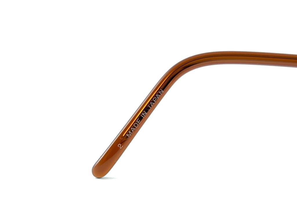 NEW JEAN PAUL GAULTIER 58 0012  COPPER CAT EYE STYLE  1990'S SUNGLASSES