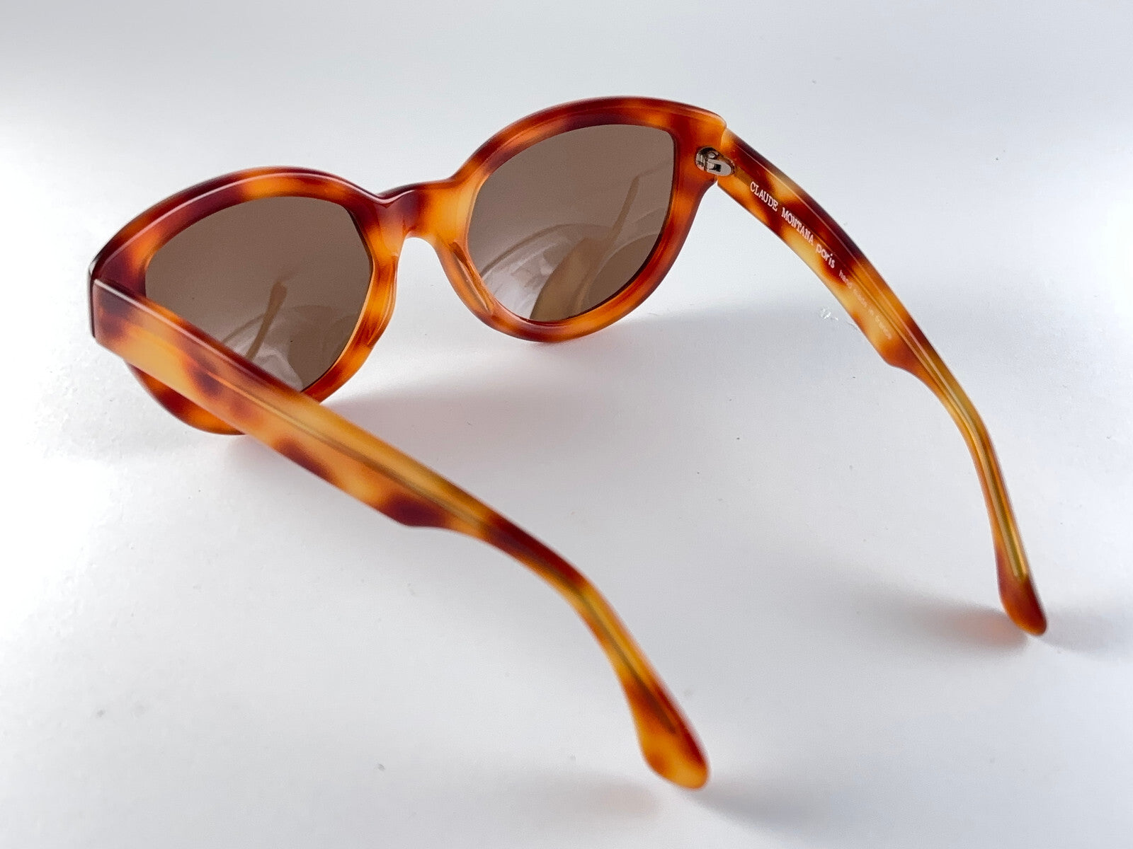 VINTAGE MONTANA CAT EYE MEDIUM TORTOISE FRAME FRANCE SUNGLASSES 1980'S