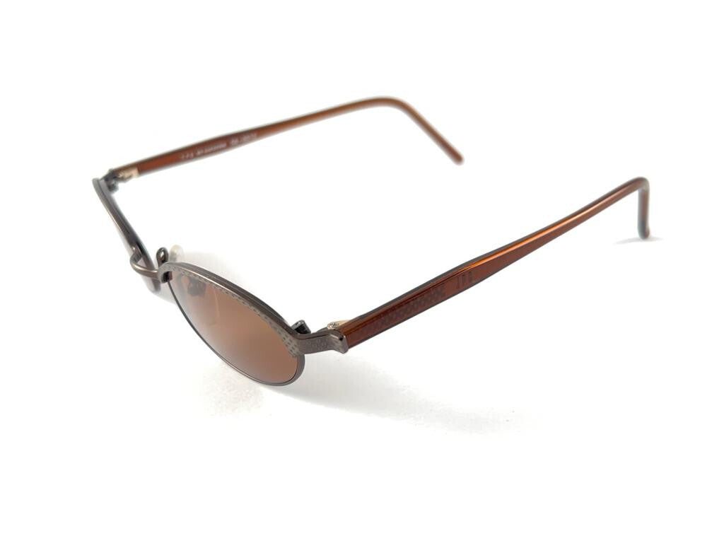 NEW JEAN PAUL GAULTIER 58 0012  COPPER CAT EYE STYLE  1990'S SUNGLASSES