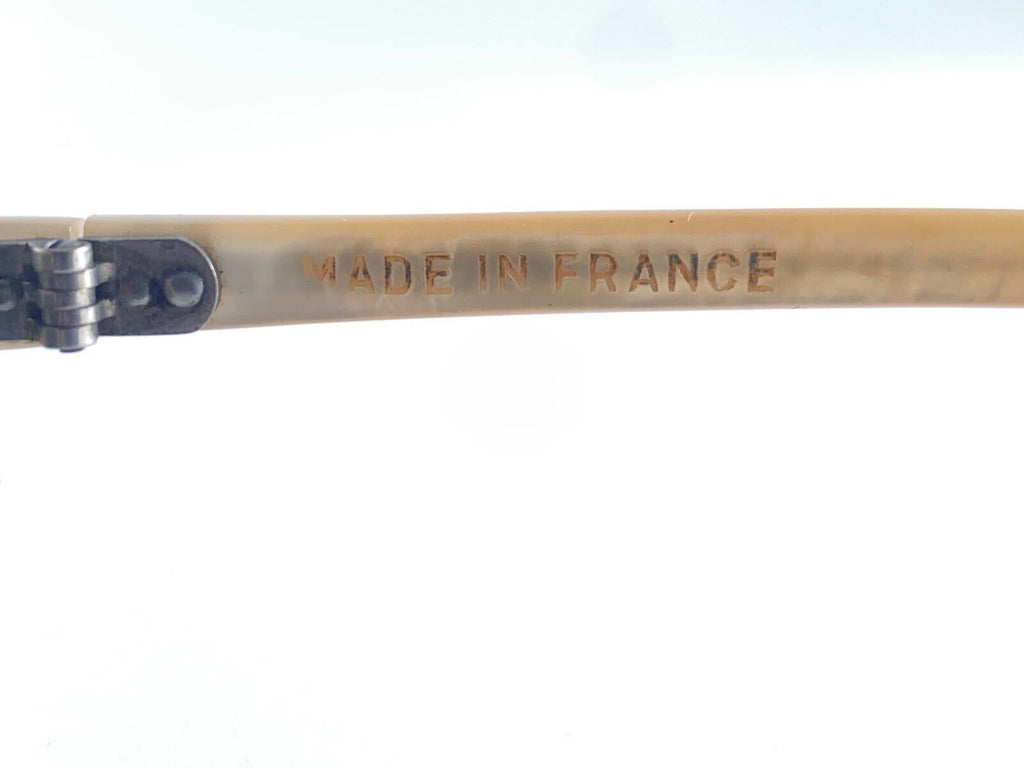 VINTAGE MIDCENTURY CAT EYE RHINESTONES SUNGLASSES 1950 MADE IN FRANCE