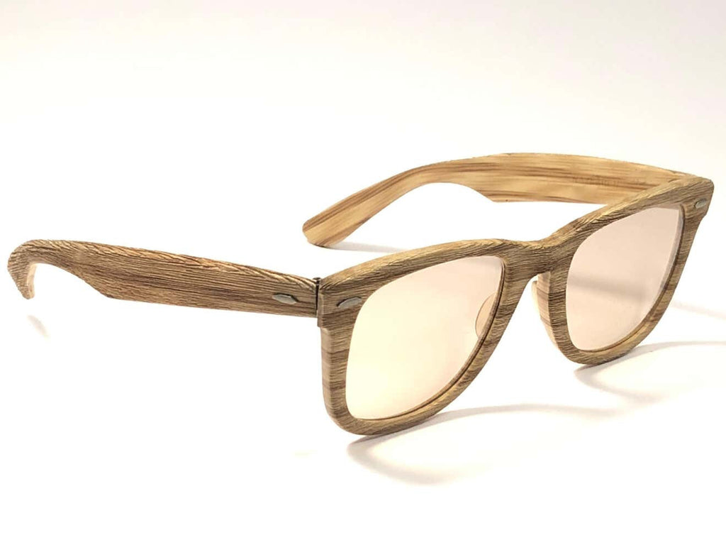 VINTAGE RAY BAN WAYFARER WOODIE DRIFTWOOD EDITION  USA B&L SUNGLASSES