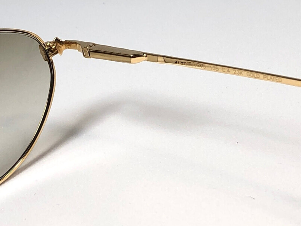 NEW VINTAGE TIFFANY T619 CAT EYE GOLD  PLATED 1980'S SUNGLASSES