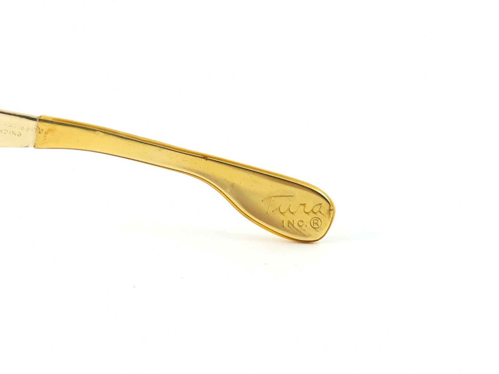 NEW VINTAGE TURA GOLD & PEARLS CAT EYE FRAME RX 1960'S  SUNGLASSES