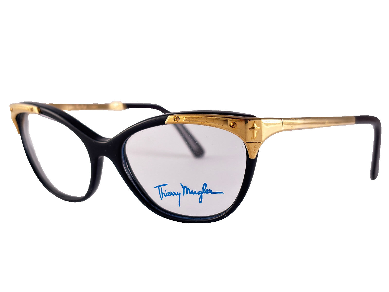 NEW VINTAGE THIERRY MUGLER CAT EYE 25723  1980'S  SUNGLASSES