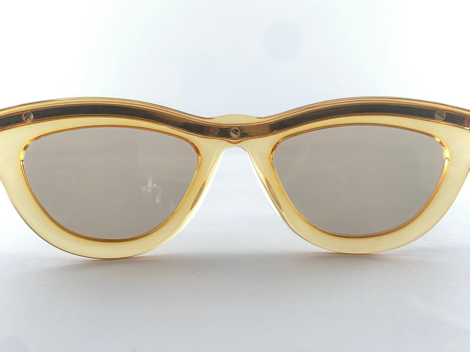 VINTAGE CHRISTIAN LACROIX 7320 CAT `EYE SUNGLASSES80'S AUSTRIA