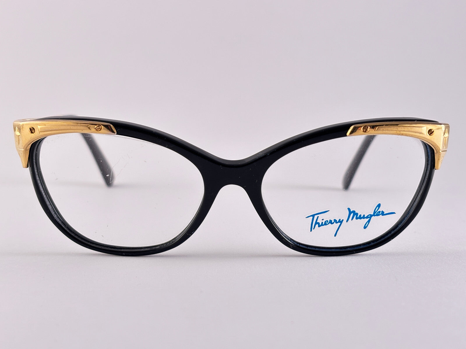 NEW VINTAGE THIERRY MUGLER CAT EYE 25723  1980'S  SUNGLASSES