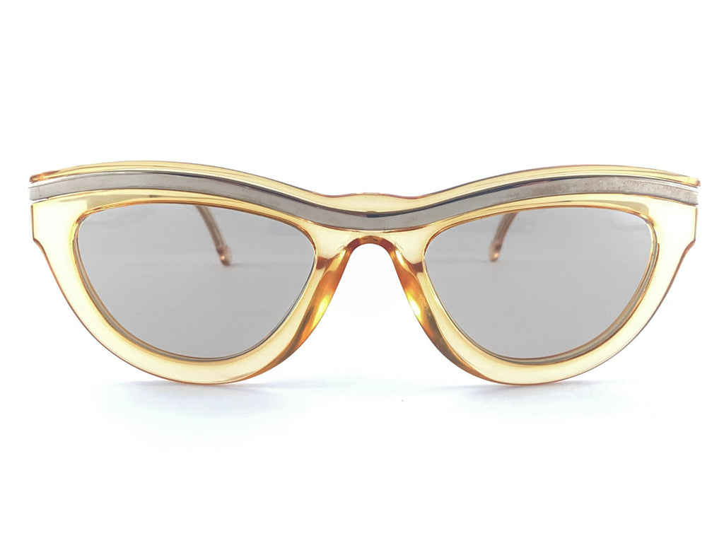 VINTAGE CHRISTIAN LACROIX 7320 CAT `EYE SUNGLASSES80'S AUSTRIA