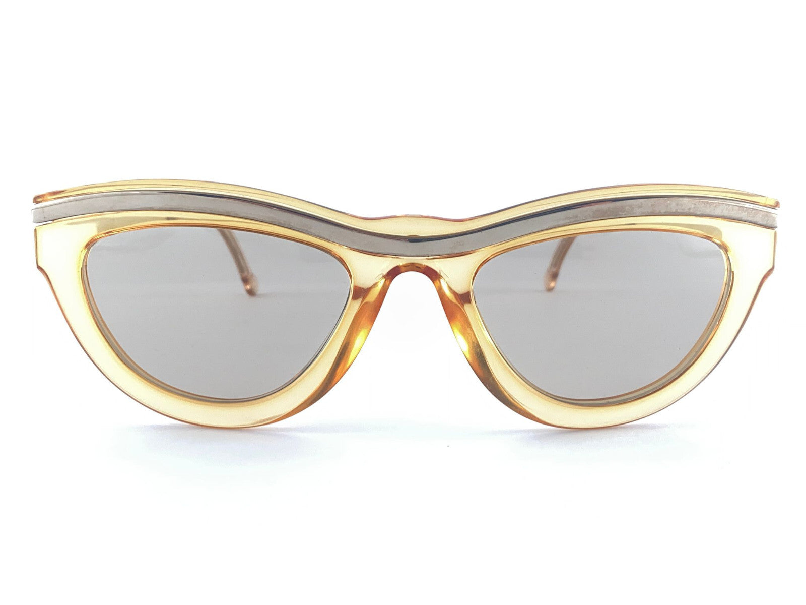 VINTAGE CHRISTIAN LACROIX 7320 CAT `EYE SUNGLASSES80'S AUSTRIA