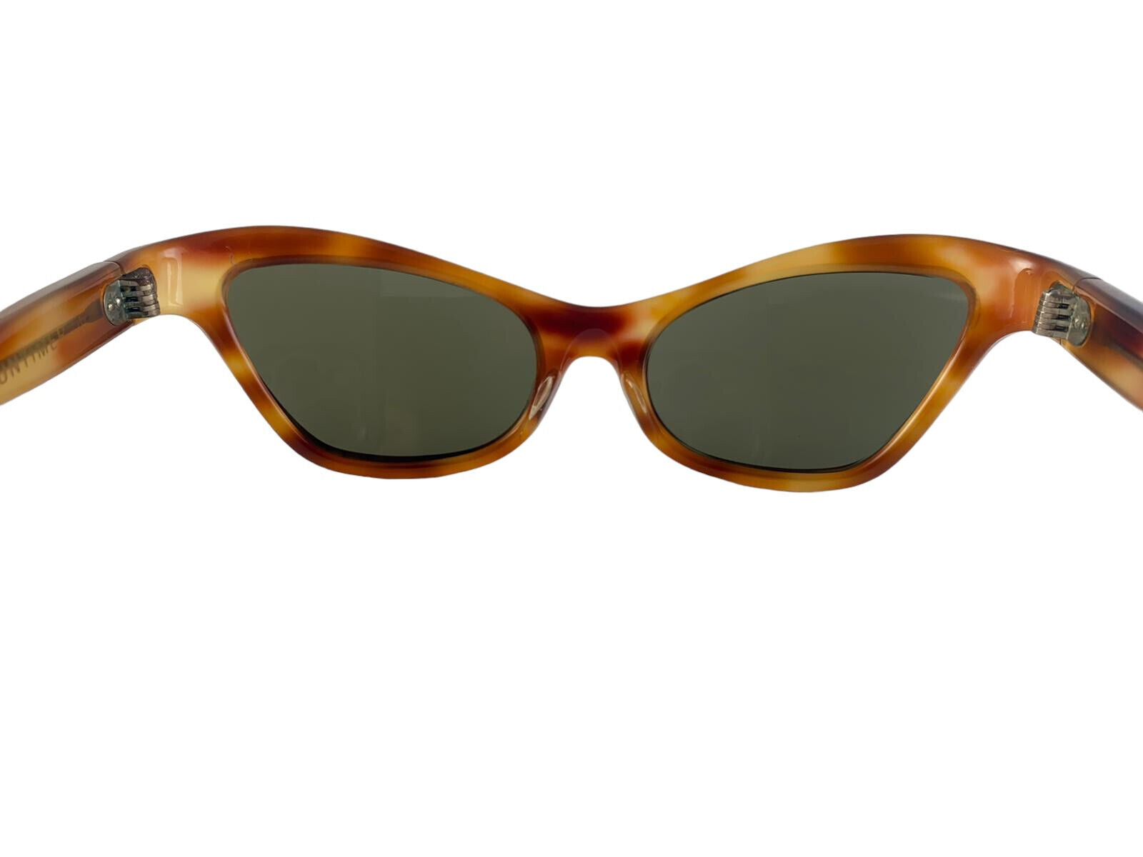 VINTAGE MIDCENTURY SUNTIMER CAT EYE TORTOISE SUNGLASSES 1960'S MADE IN FRANCE