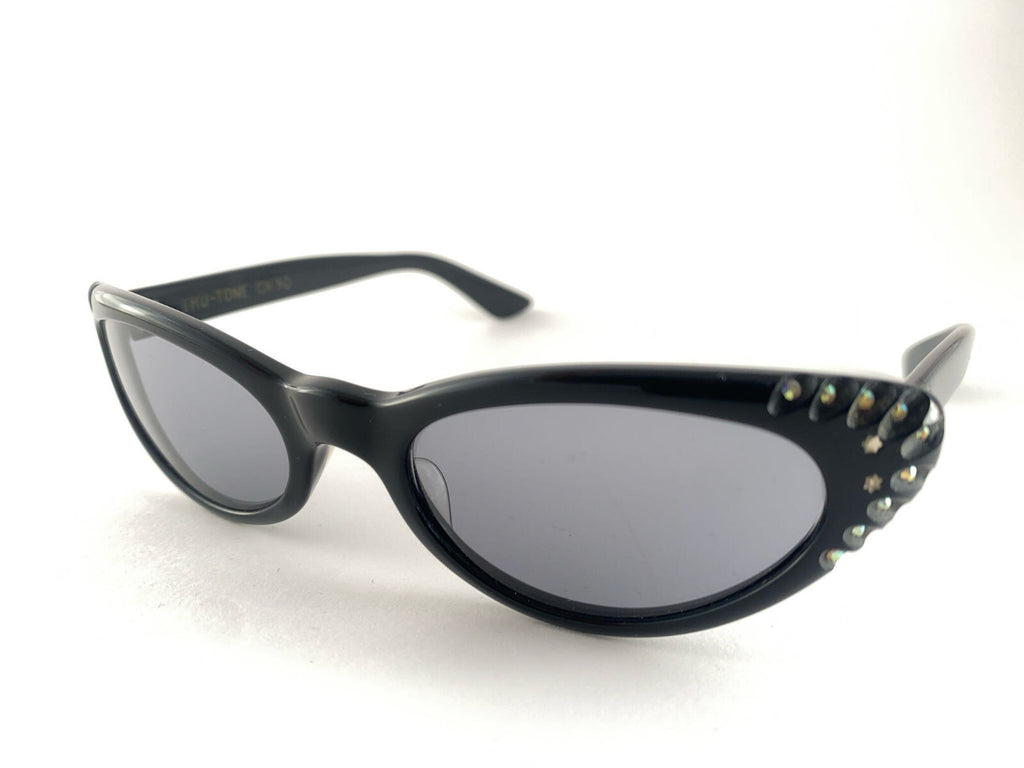 VINTAGE RARE AMERICAN OPTICAL " TEMPTRESS " CAT EYE MIDCENTURY SUNGLASSES 1960'S