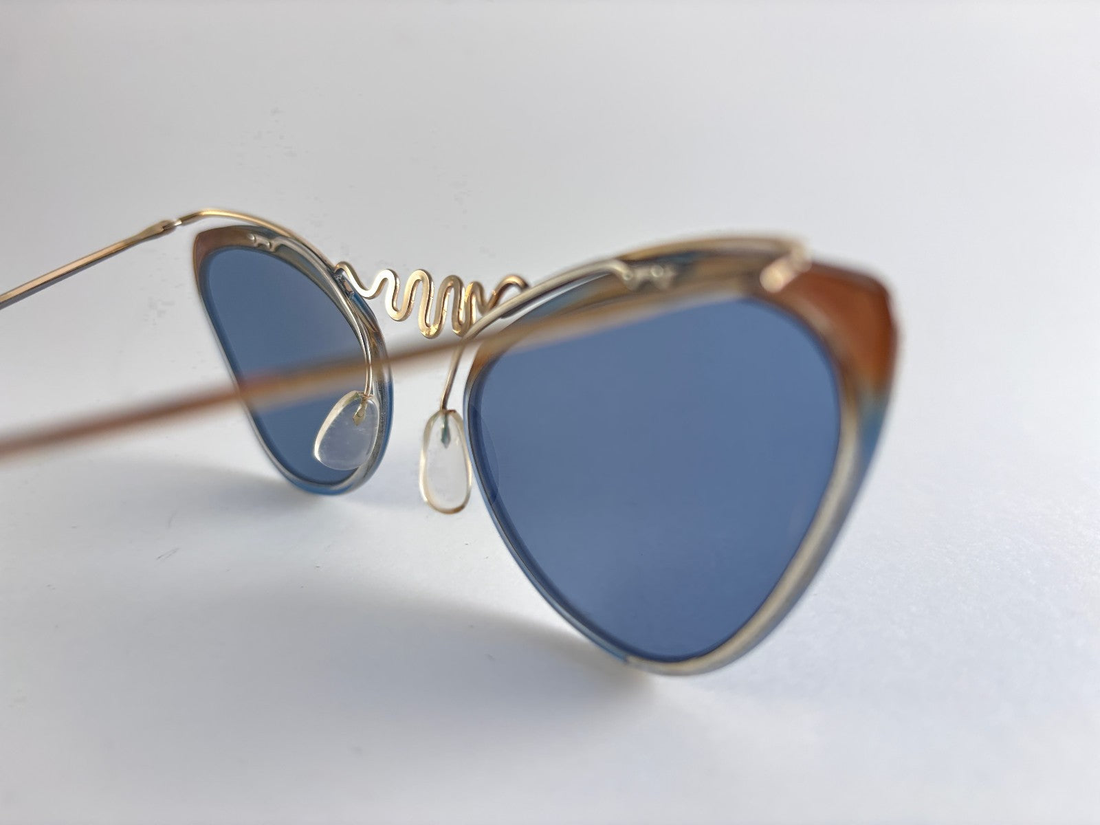 MINT VINTAGE SOL AMOR CAT EYE SERPENT FRAME SUNGLASSES 1960'S FRANCE