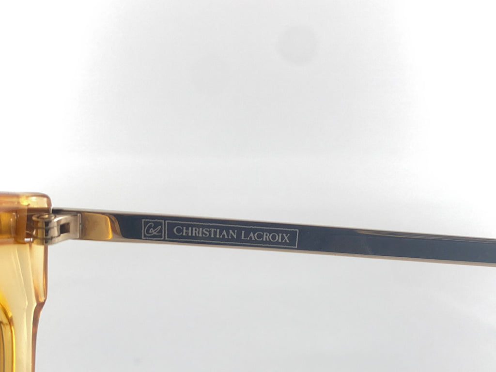 VINTAGE CHRISTIAN LACROIX 7320 CAT `EYE SUNGLASSES80'S AUSTRIA