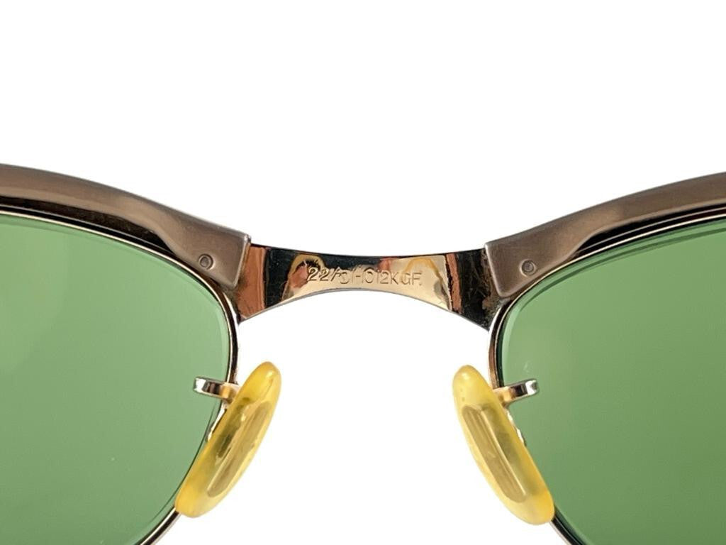 VINTAGE AMERICAN OPTICAL CAT EYE  MIDCENTURY SUNGLASSES 60'S USA MADE