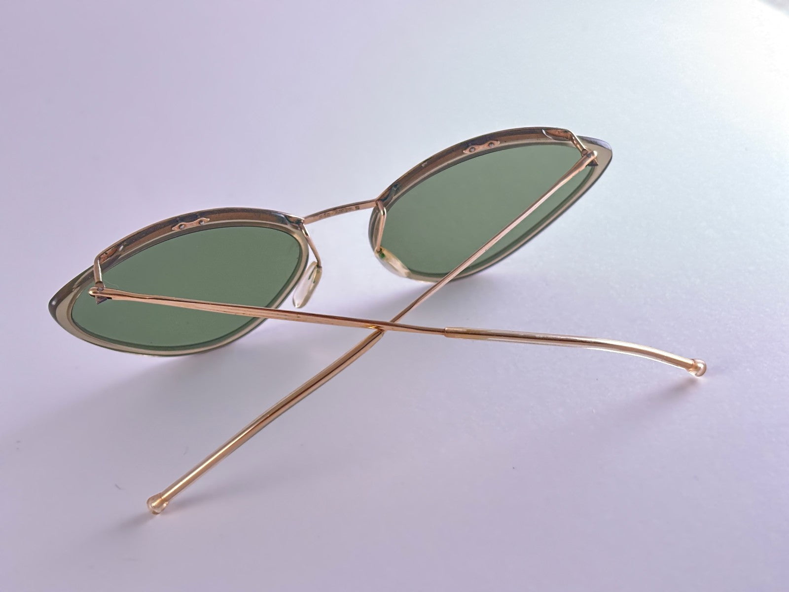 MINT VINTAGE SOL AMOR CAT EYE FRAME SUNGLASSES 1960'S FRANCE