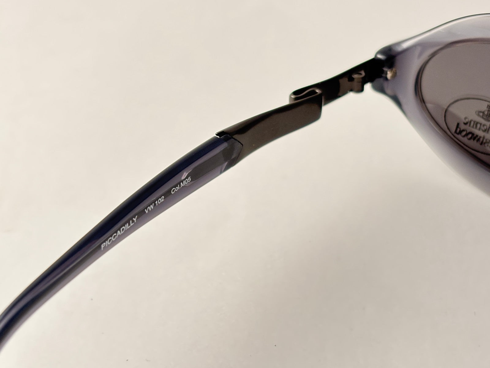 NEW VINTAGE VIVIENNE WESTWOOD " PICADILLY " CAT EYE SPACE GREY  SUNGLASSES