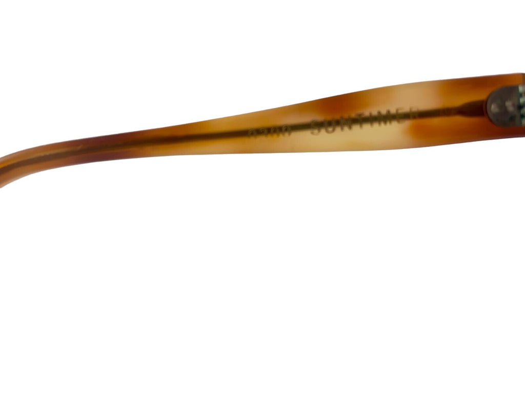 VINTAGE MIDCENTURY SUNTIMER CAT EYE TORTOISE SUNGLASSES 1960'S MADE IN FRANCE