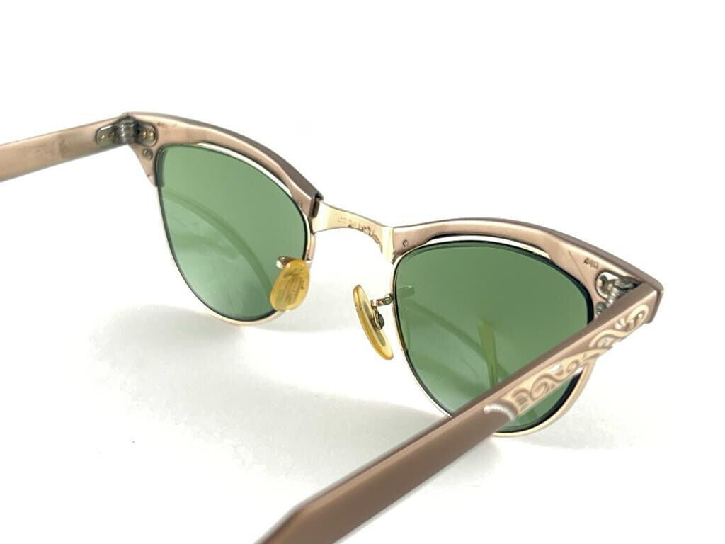 VINTAGE AMERICAN OPTICAL CAT EYE  MIDCENTURY SUNGLASSES 60'S USA MADE