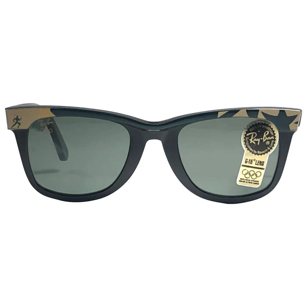 NEW VINTAGE RAY BAN OLYMPICS ATLANTA 1996 WAYFARER G15 LENSES USA B&L SUNGLASSES