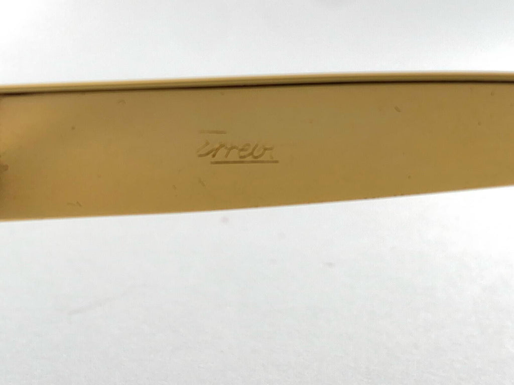 RARE VINTAGE OLIVER GOLDSMITH CAT EYE GOLD ERREBI SIDES 1970 SUNGLASSES