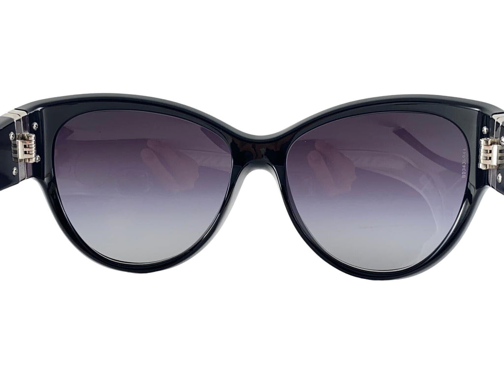 VINTAGE DOLCE & GABBANA DG 6059 CAT EYE BLACK FRAME SUNGLASSES ITALY Y2K