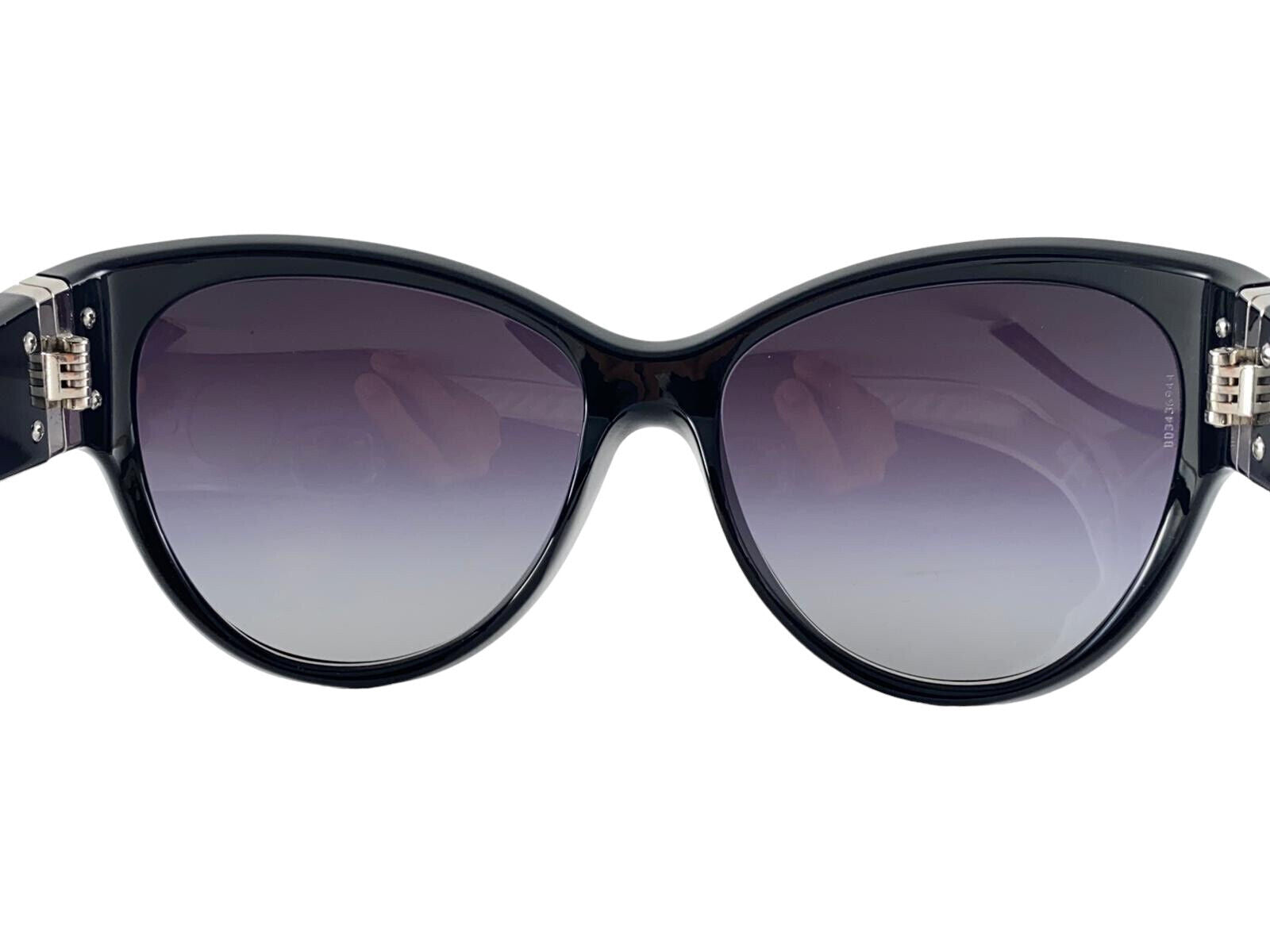 VINTAGE DOLCE & GABBANA DG 6059 CAT EYE BLACK FRAME SUNGLASSES ITALY Y2K