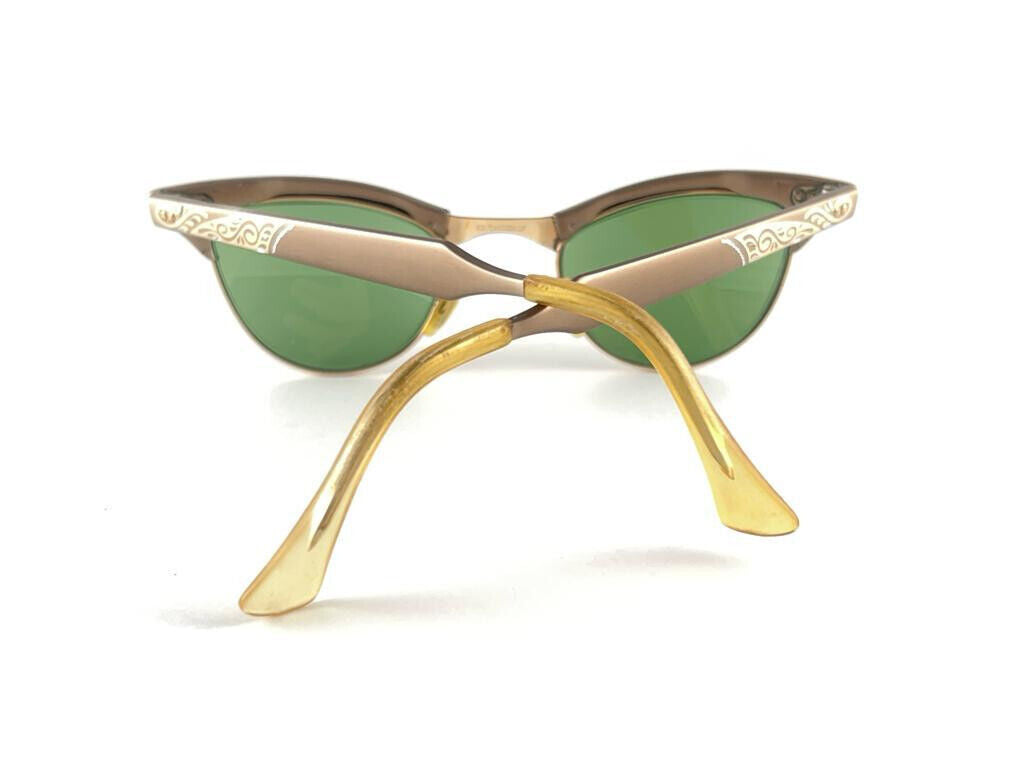 VINTAGE AMERICAN OPTICAL CAT EYE  MIDCENTURY SUNGLASSES 60'S USA MADE