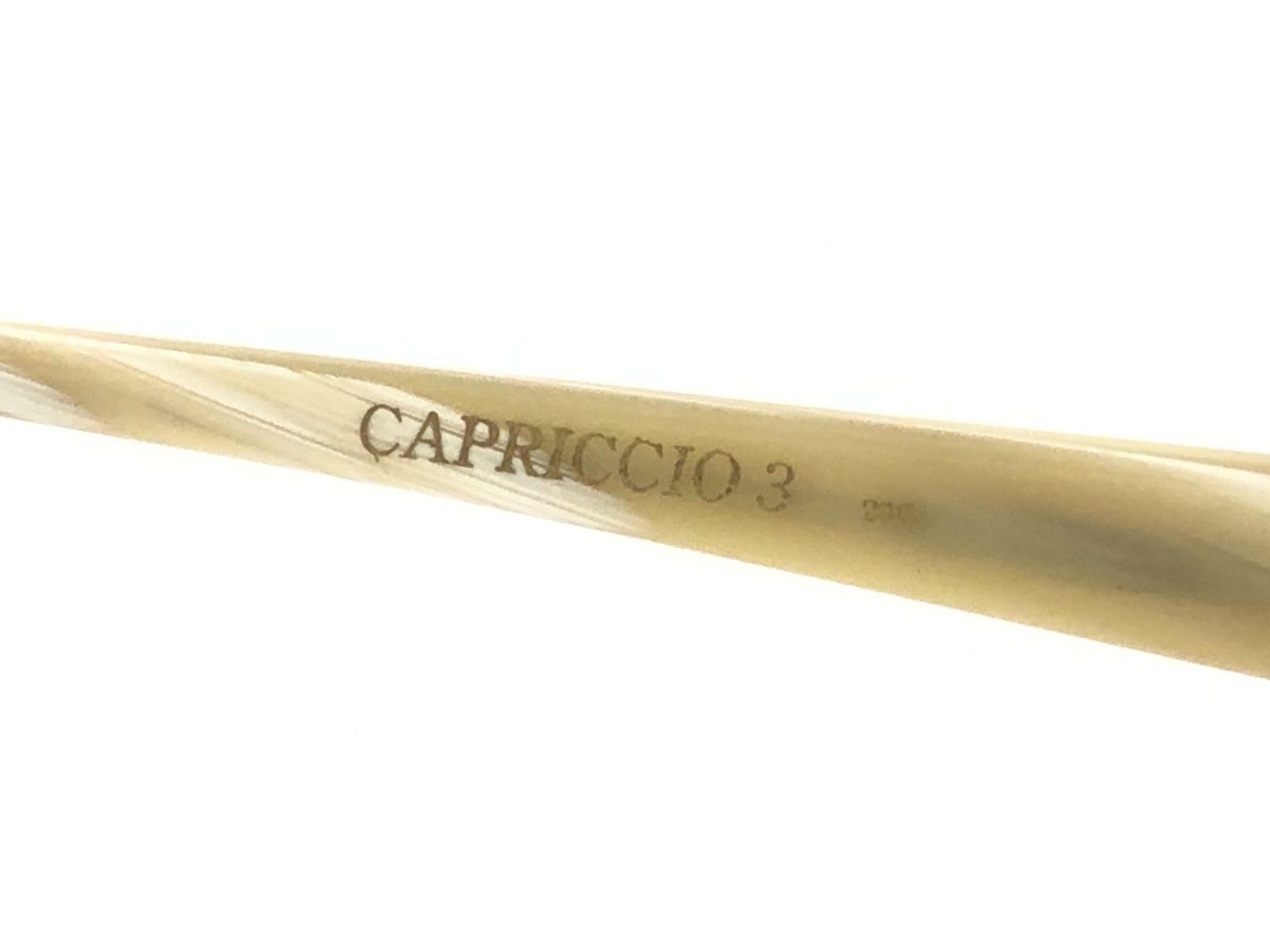 NEW VINTAGE SAFILO CAT EYE MARBLED CAPRICCIO 3 1980'S SUNGLASSES MADE IN ITALY