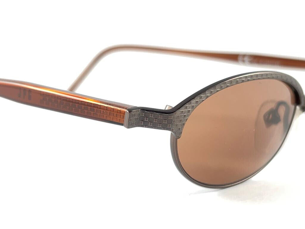 NEW JEAN PAUL GAULTIER 58 0012  COPPER CAT EYE STYLE  1990'S SUNGLASSES
